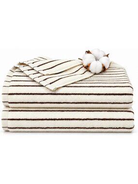 Soft Brown Bath Towels - 100% Cotton, Absorbent & Stylish for Bathroom Use